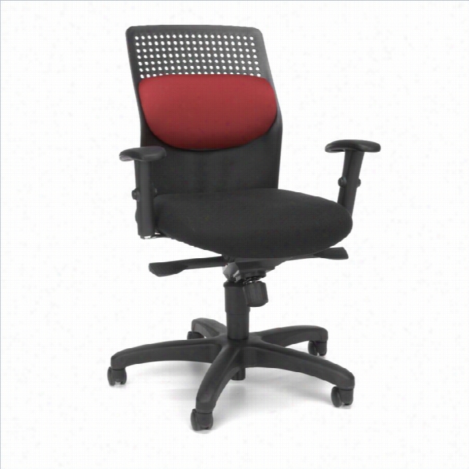 Offm Red Ensnare Office Chair