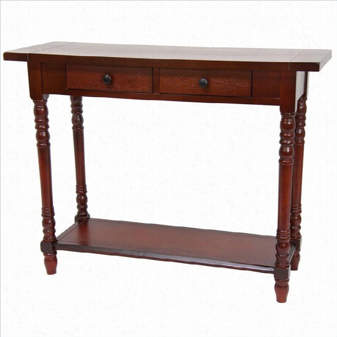 Oriental Furniture 29 Classic Foyer Table In Cherry