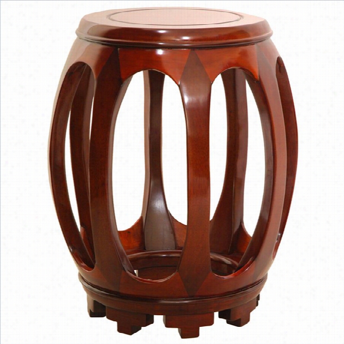 Oriental Frniture Circular Staand In Honey