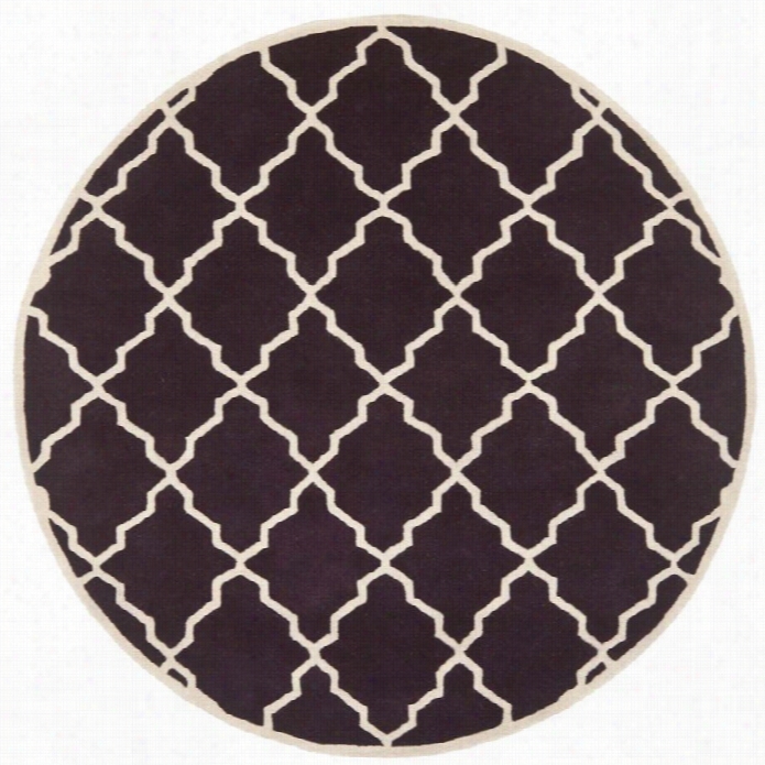 Safavieh Chatham Ignorance Purple Contemporary Rug - Round 7'