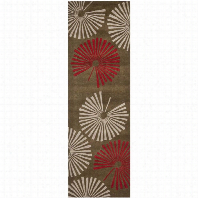 Safavieh Soho Runner Rug In Brown / Ivory