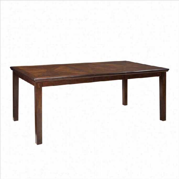 Standard Furniture So Noma Rectangle Wood Dining Table In Warm Oak