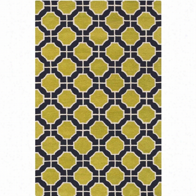 Surya Draem 2' X 3' Hand Tufted Wool Rug In Green