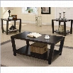 Coaster 3 Piece Contemporary Occasional Table Sets in Cappuccino