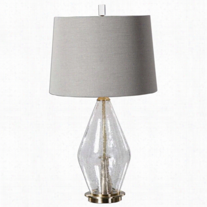 Greatest Spezzano Crackled Glass Lamp