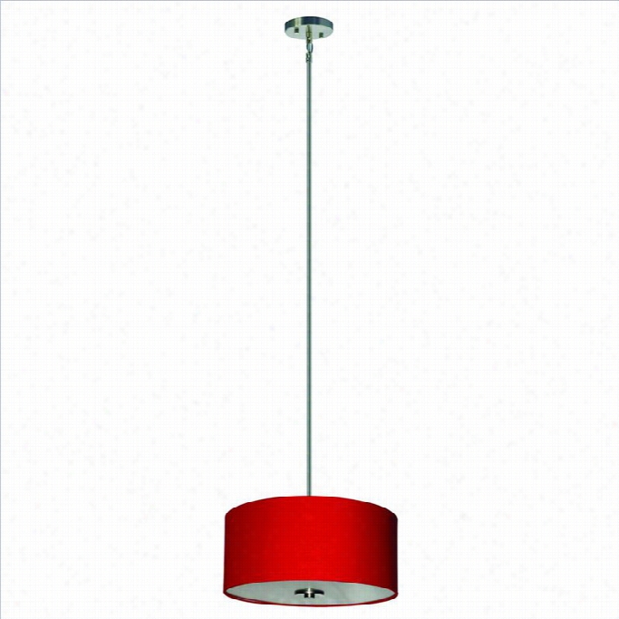 Yosemite Homee Cor Lyell Forkks 3 Light Pendant In Satin Steel In The Opinion Of Chili Pepper Rdd Shade