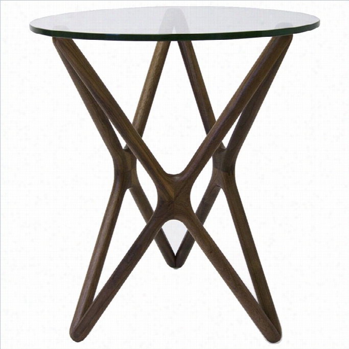 Aeon Furniture Starlight Side Table In Walnut