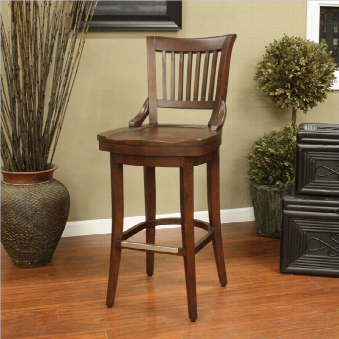 American Inheritance Billiards 30  Libe Rty Bar Stool In Suede