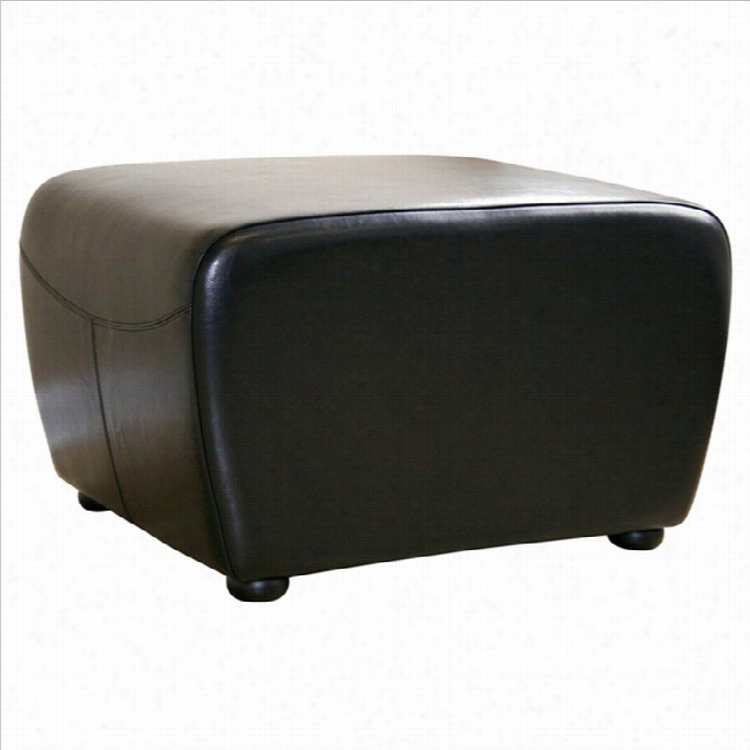 Baxton Studio Ottoman In Black