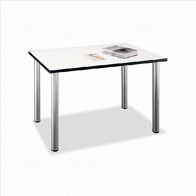 Bush Bbf - Aspen Gathering Tables- Rectangle Tab Le In White Spectrum