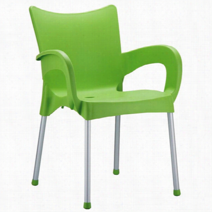 Compamia Rome Oresin Dining Anterior Limb Chair In Apple Green