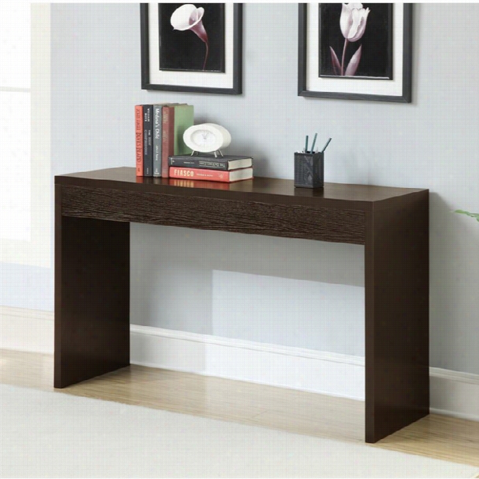 Cnvenience Concepts Northfield Wall Console In Espresso