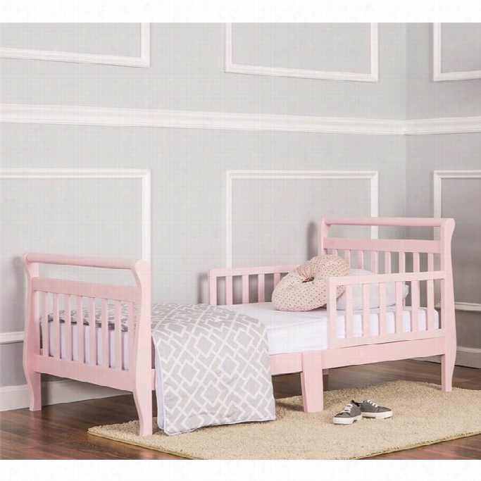 Dream On Me Classic Design Toddler Bed Blush Pinnk