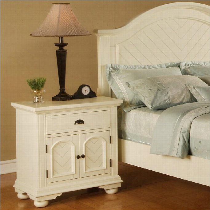 Elements Brook Nightstand In Cottage White