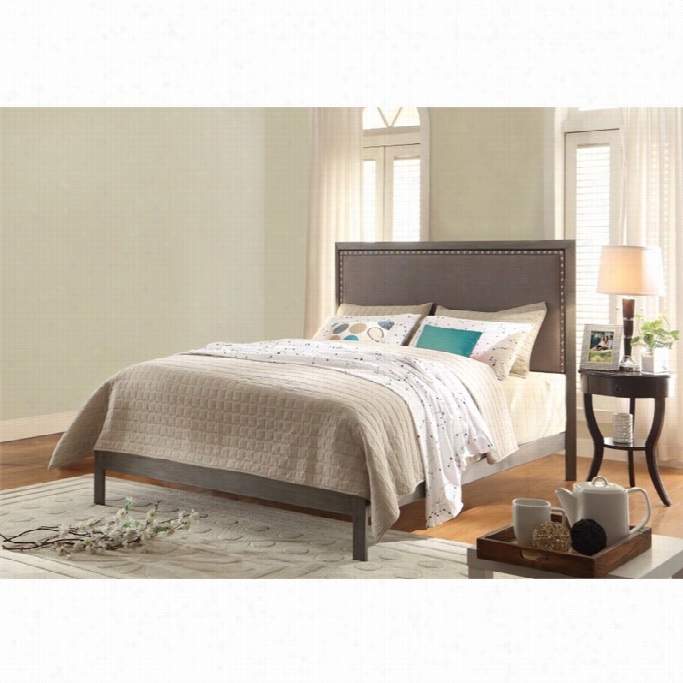Fashion Bed Normandy Bed In Harden Gray-queen