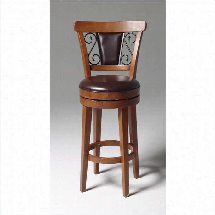 Fashion Bed Trenton 30 Bar Stool In Nutmeg Finish