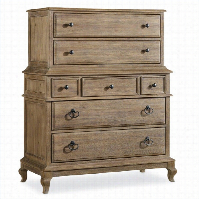 Hooker Furniture Corsica 7-drawer Accent Chest On Accent Chest In Light Wood