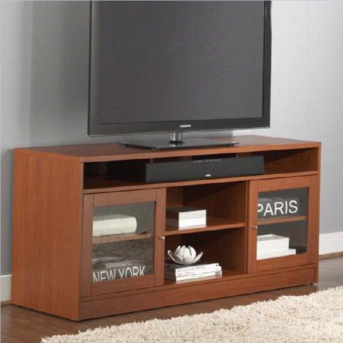Jeser Office 100 Entertainment Collection 63 Tv Cabinet In Cherry