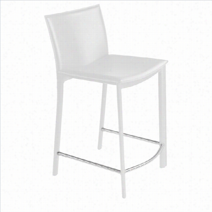 Moe's Home Accumulation Panca 23 Counter Stool In White