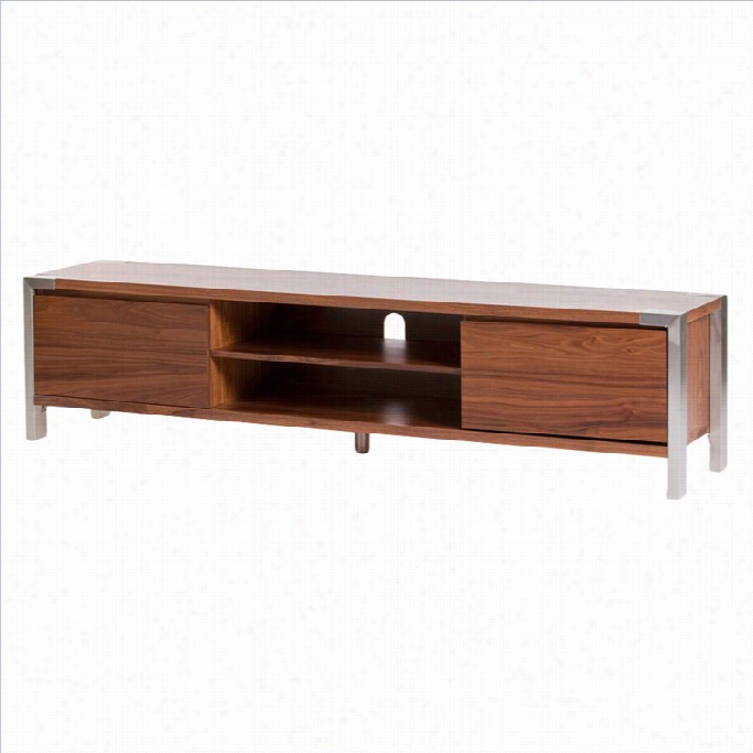 Moe's Winton  Large Tv Table In Walnut