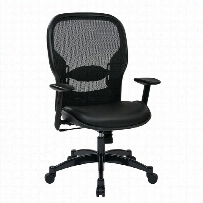 Office Star 24 Series Breathable Mesh Back Office Chair In Black