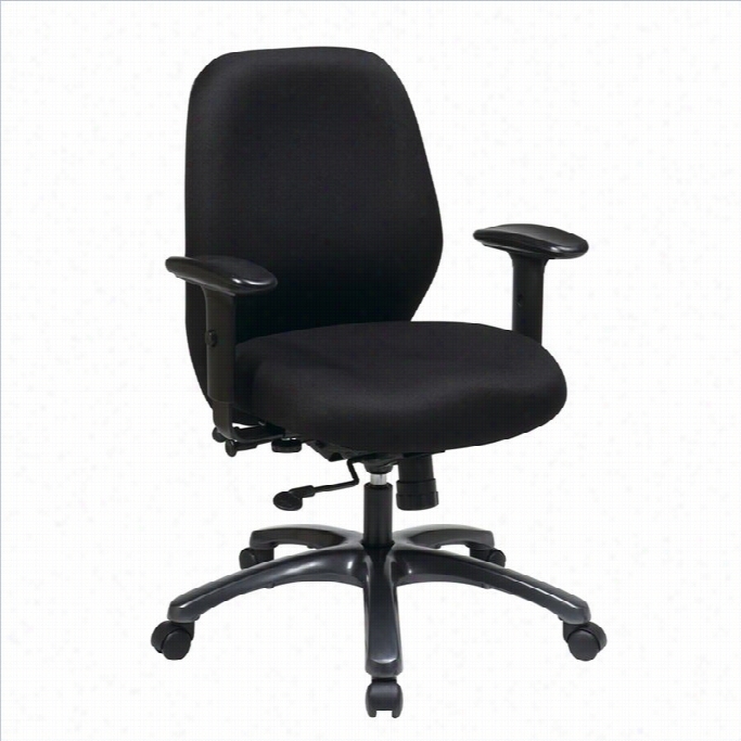 Office Star 54666 Series Errgonomic Office Chair In Black