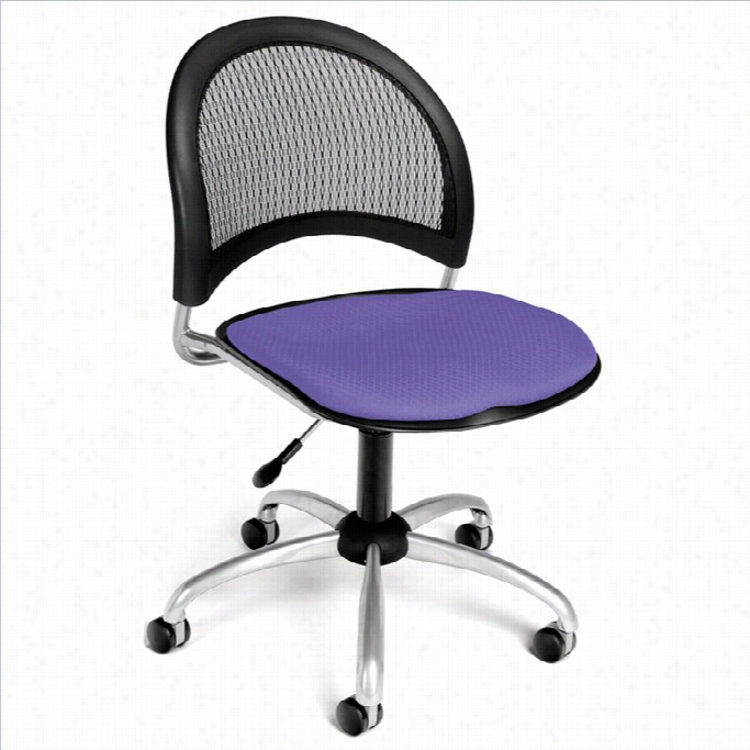 Ofm Moon Swivel Office Chair In Lavender