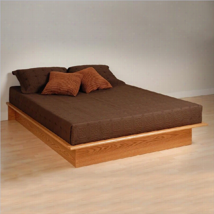 Prepac Oak Juvenile Double / Full Size Platform Bed