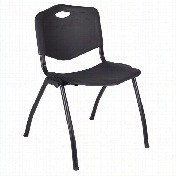 Regency M Stackstacking Chair In Black (st Of 4)