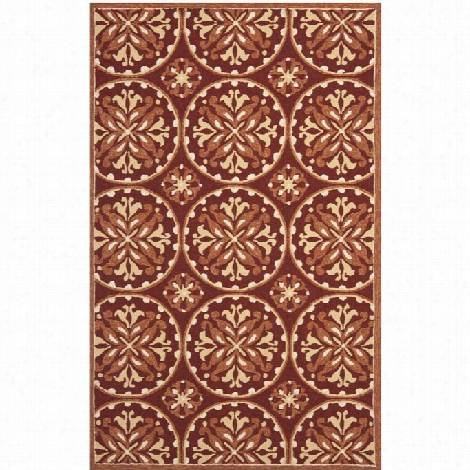 Safavieh Four Seasons Red I Ndoor Outdoor Rug - 8' X 10'