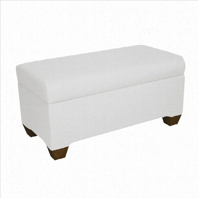 Skyline Furniture Twill Storage Bench I Pure