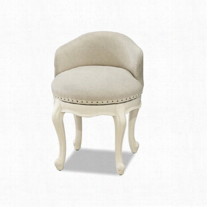 Smartstuff Genevieve Swivel Stoo L In French White