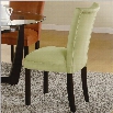 Coaster Bloomfield Upholstered Parson Dining Chair in Light Green