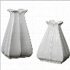 Uttermost Florina Ceramic Vases in Glossy Play Gray (Set of 2)