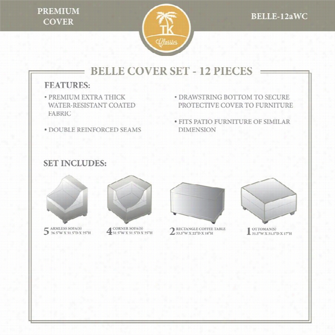 Tkc Belle 12 Piece Winter Cover Set In Beige