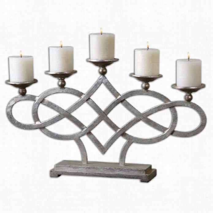 Uttermost Adala Silver Canleholder