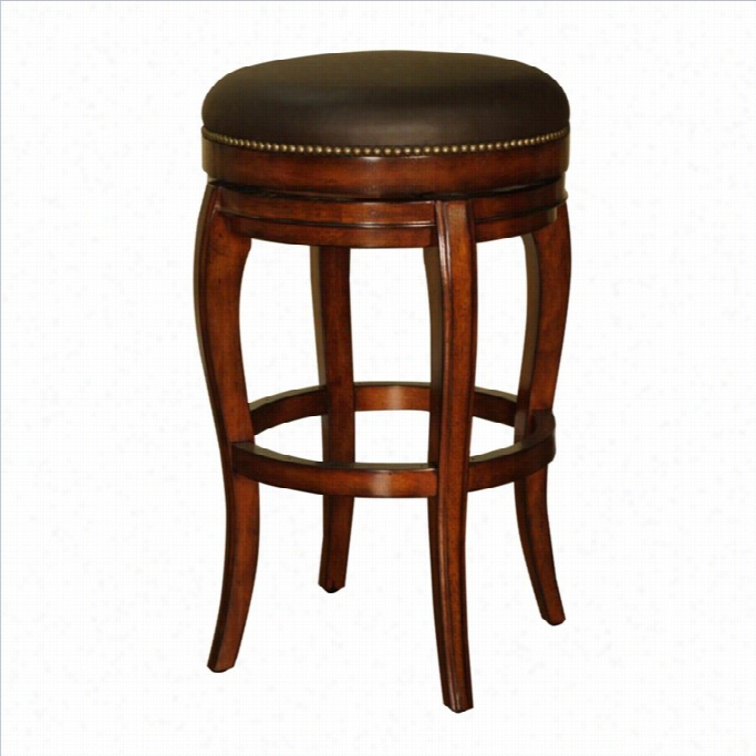 American Heritage  Sanots 27 Backless Counter Stool In Cona