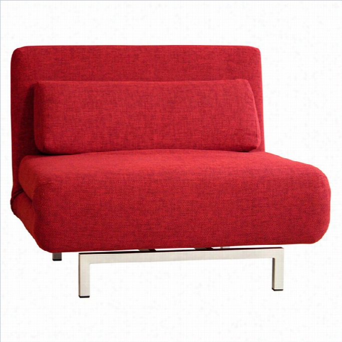 Baxton Stdio Accent Chair  In Red
