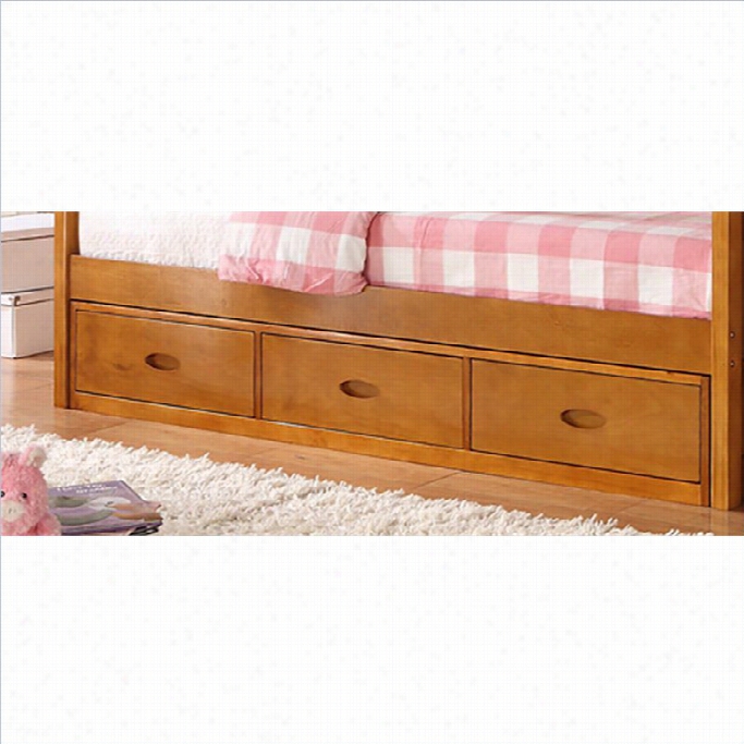 Boraan 3 Drawer Underbex Storage In Fruitwood