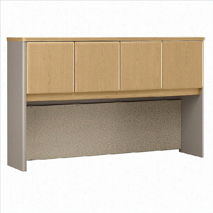 Bush Bbf Series A 60w Hutch In Ight Oak