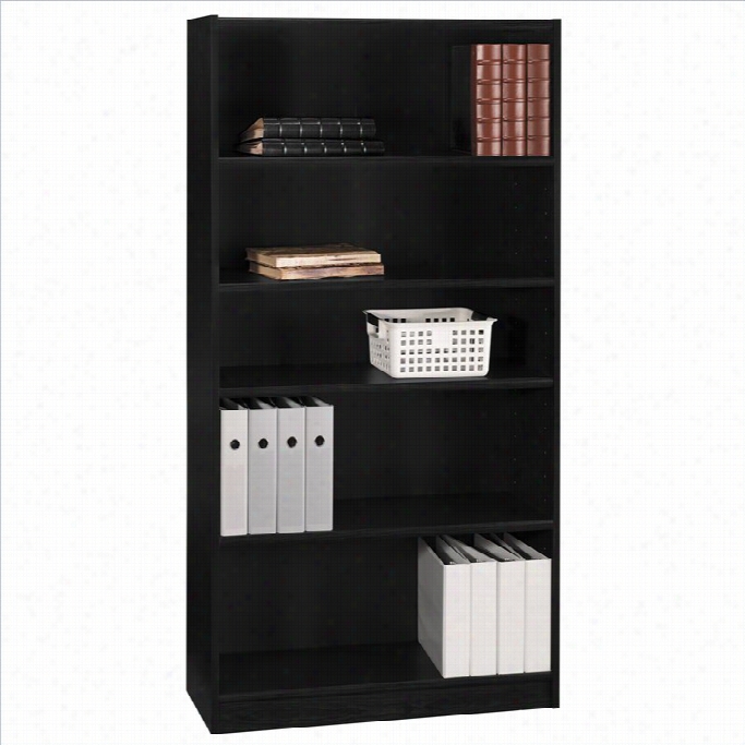 Bush Universal 72 Bookcase In Huali Black