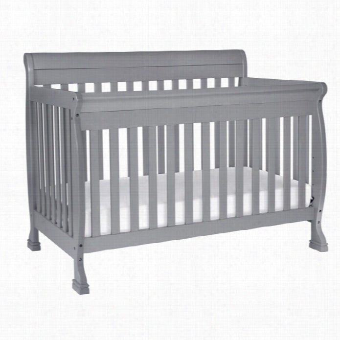 Davinci Kalani 4-in-1 Convertible Crib With Bed Conveesion Kit In Gray