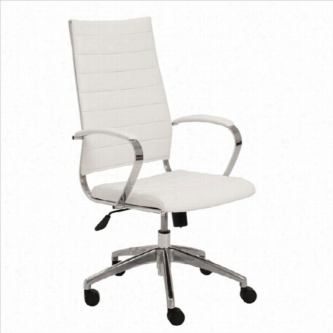 Eurostyle Axel High Back Office Chair In White