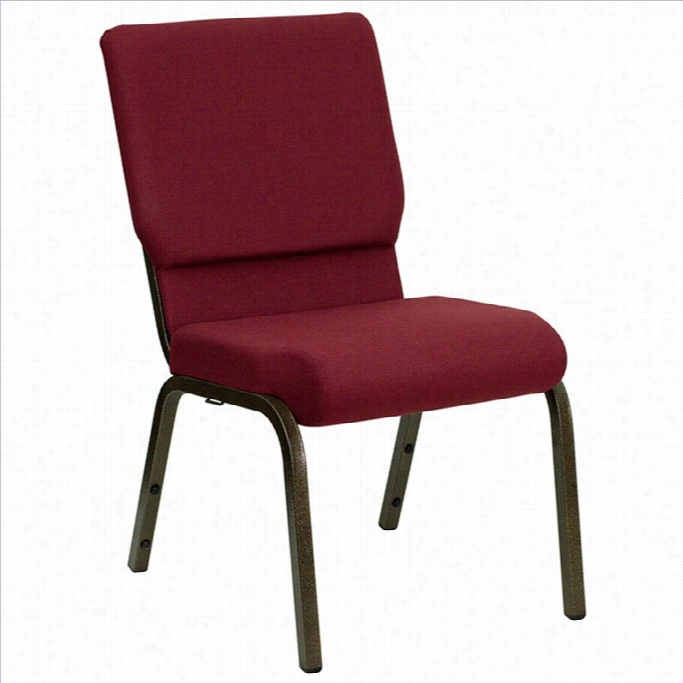 Flash Furniture Hercules Church Stacking Guest Chair In Burgundy