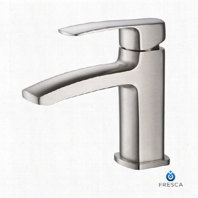 Fresca Fiora Single Hole  Bathroomv Anity Faucet I N Brushed Nickel