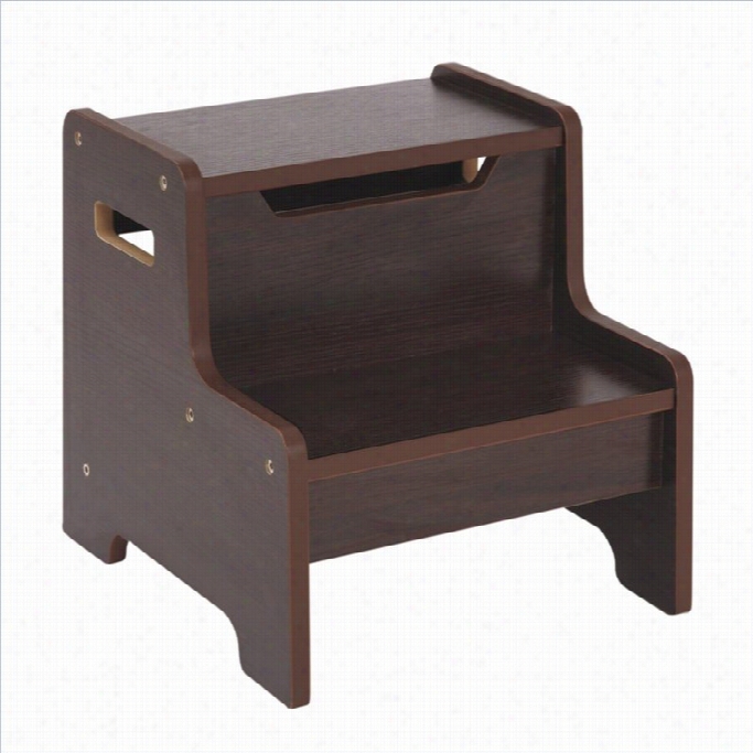 Guidecraft Expressions Step Stool In Espresso