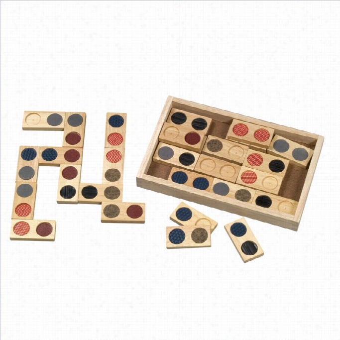 Guidecraft Hardwood Texture Ddominoes