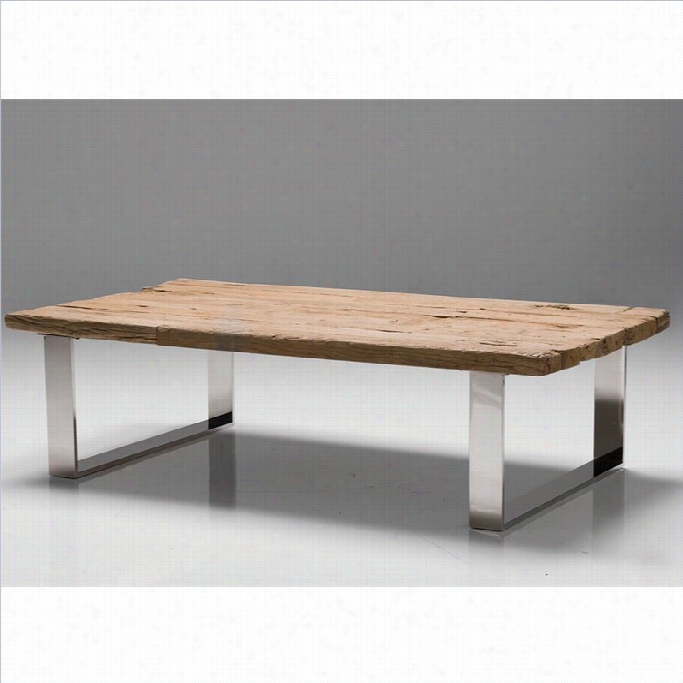 Mobital Provence Co Ffee Table In Polished Stee L