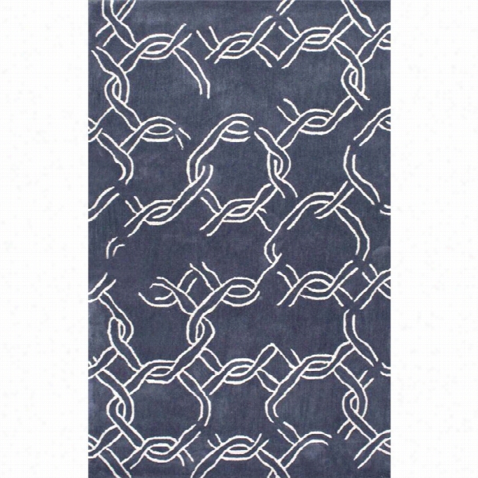 Nuloom 5'  X8'  Hand Tufted Lashawna Rug In Gray