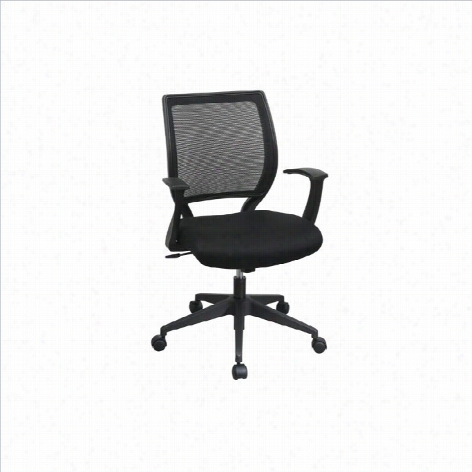 Office St Ar Screen Back Office Chair With Mesh Seat And Fixed Designe Arms